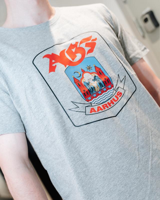 AGF Våbenskjold T-Shirt - Grå - Barn