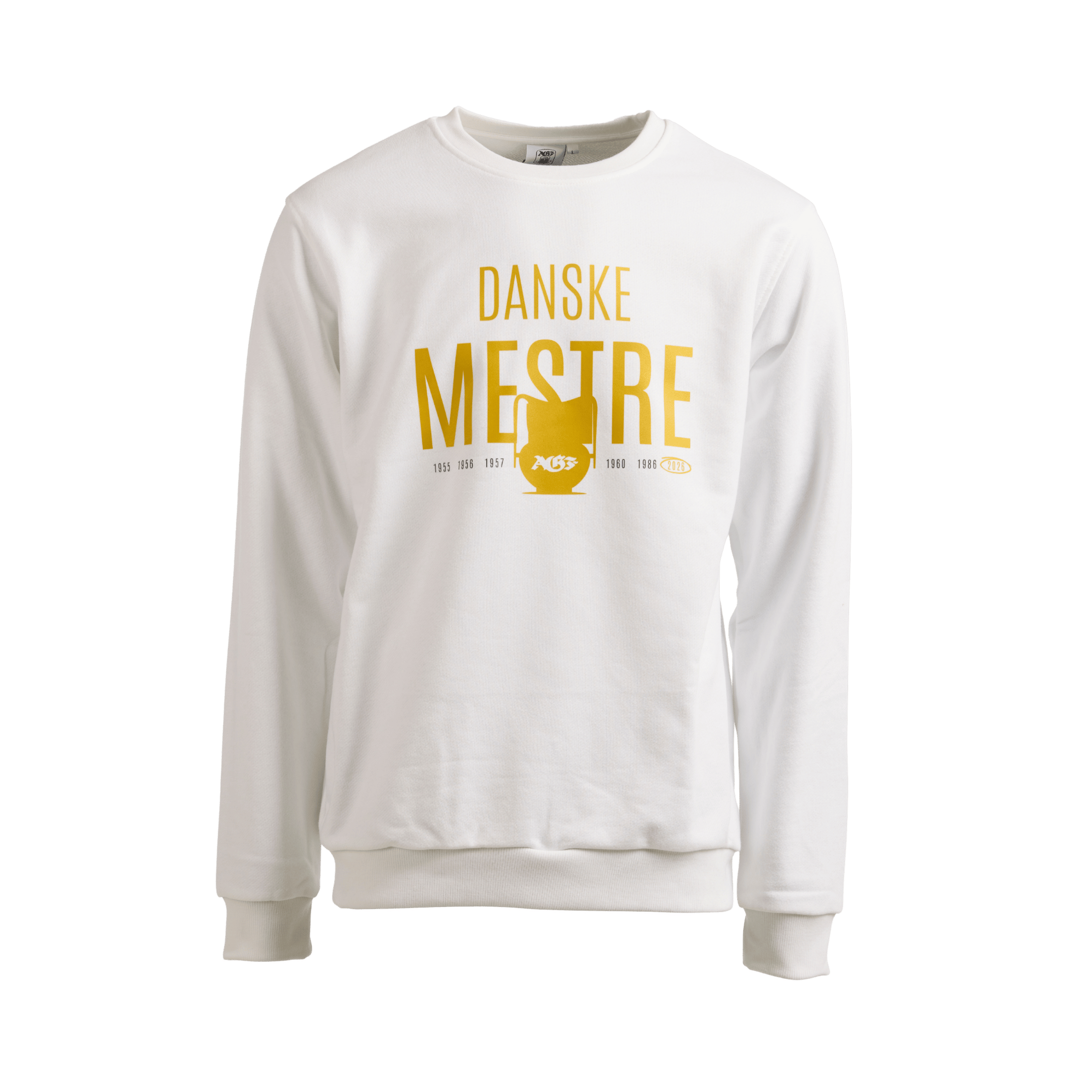 AGF Danske Mestre 2026 Sweatshirt Hvid