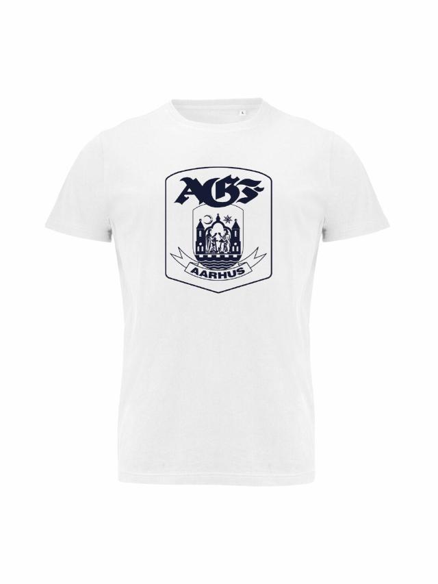 AGF Stort Våbenskjold T-shirt-Hvid-Barn