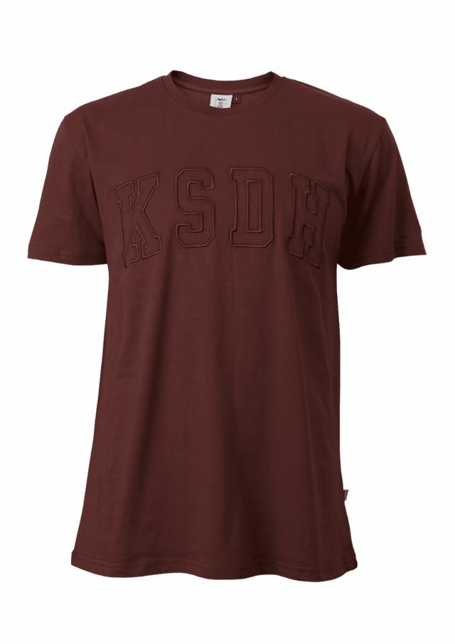 KSDH T-shirt - Bordeaux - Barn